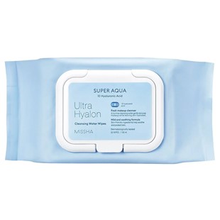 Picture of MISSHA - SUPER AQUA ULTRA HYALRON CLEANSING WATER WIPES